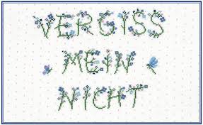Der kreuzstich ist nicht nur eine der bekanntesten stickmethoden, sondern auch eine der ältesten. Vergiss Mein Nicht Kreuzstich Stickvorlage Z Sticken Stickizz