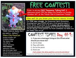 This covers everything from disney, to harry potter, and even emma stone movies, so get ready. Paranormal Spirit Encounter Investigations Contest Time How Well Do You Know Your Horror Movie Trivia Prove It And Be Entered To Win This Pennywise Talking Doll And A Free Ticket To