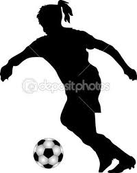 silueta futbol femenino - Buscar con Google (con imágenes ...
