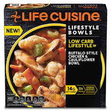 Griddle grill recipes, low carb dinners, low carb recipes. Life Cuisine Buffalo Style Chicken Cauliflower Bowl Chicken Cauliflower Lean Cuisine Premium Ingredients