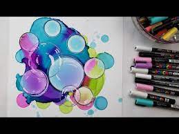 How To Make Alcohol Ink Circles Into Bubbles Detailing Youtube Alcohol Ink Crafts Alcohol Ink Markers Alcohol Ink Painting