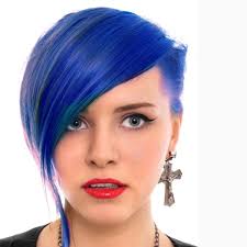 Bright red hair dye from manic panic, instead of extensions use the best red hair dye, ideal for adding highlights to dark hair. Manic Panic Semi Permanent Hair Dye Rockabilly Blue
