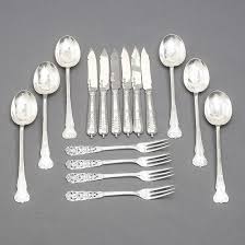 Motstanden toppet seg med strilekrigen i bergen 1765. Lot Art Bestick 16 Delar Silver Bla Norge Och Danmark 1900 Tal