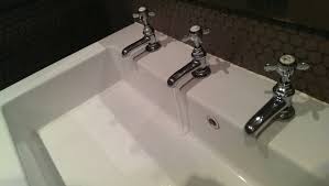 Far from edge should sink be. Sinks Whose Faucets Are Too Close To The Edge Of The Basin Crappydesign