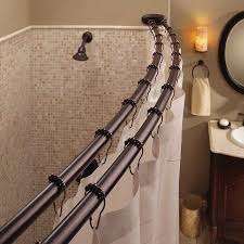 Bennington Adjustable Double Curved Shower Curtain Rod Oil Rubbed Brone Walmart Com In 2020 Shower Curtain Rods Double Shower Curtain Cool Shower Curtains