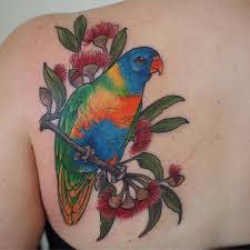 Rainbow Lorikeet For Bettina Incredible Tattoos Sign Painting Lettering Tattoos