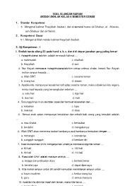 Bab 2 menepis lupa jasa inspirator bangsa Top Pdf Soal Ulangan Harian Akidah Akhlak Kelas 6 Semester 2 Aa 6 2 4 123dok Com