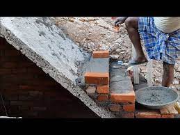 How To Build Stair Using By Brick Sand And Cement Construction Youtube House Design Photos Brick Cement