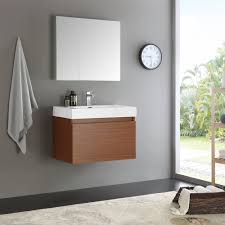 Keep these boards in parallel and consider them to be top and bottom boards. Fresca Mezzo Teak 30 Inch Wall Hung Modern Bathroom Vanity With Medicine Cabinet Overstock 12875595