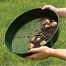 Next, cut wood pieces to construct two identical frames. Wilko 1 4 Metal Riddle Garden Riddle Steel Garden Potting Mesh Sieve Galvanized Decor Products Manufacturer For Home And Garden