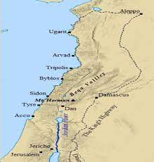 Map Of Lebanon