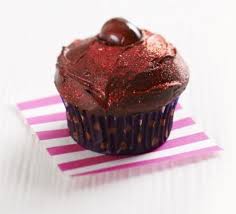 Red Velvet Choc Cherry Cupcakes Recipe Bbc Good Food Recipes Cherry Cupcakes Chocolate Sponge Cake