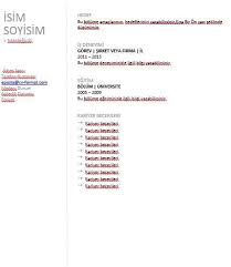 Basit Cv Basit Kariyer Egitim