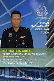 Mangsa yang ketakutan kemudian membuat laporan di balai polis klang sejurus kejadian. Kenali Ketua Bahagian Siasatan Polis Klang Selatan Facebook