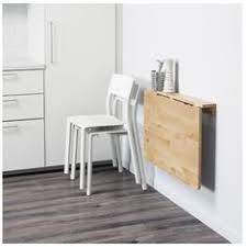 Ikea Norbo Wall Mounted Drop Leaf Table Birch In Auckland Nz Idiya Ltd In 2020 Drop Leaf Table Wall Dining Table Wall Mounted Table