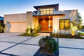 It is one of the simplest yet impressive landscaping ideas that will bestow your home with a sleek and classy look. Modern Front Yard Landscape Features Formed Concrete Pads Hgtv