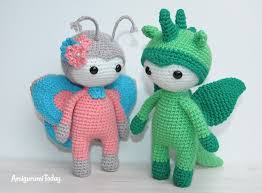 Amigurumi Doll In Butterfly Costume Amigurumi Today Amigurumi Doll Butterfly Costume Crochet Doll Pattern