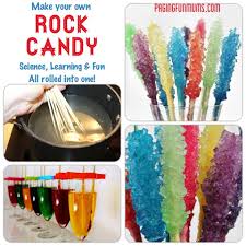 Secure stick with a clothespin. The Whoot Make Rock Candy Candy Science Rock Candy
