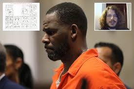 R. Kelly's cellmate draws him doing yoga in prison comic book