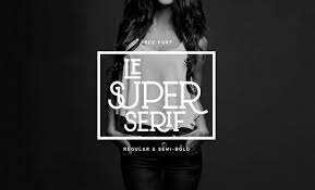 Le Super Serif Font Befonts Com