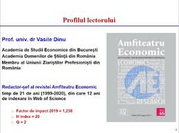 Facultatea de științe economice a universitații lucian blaga din sibiu. Amfiteatru Economic Intalniri