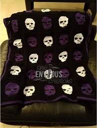 Photo and written bobble stitch blanket free crochet pattern tutorial and bobble stitch blanket video tutorial for beginners. Crocheted Skull Blanket Made To Order Crochet Skull Patterns Crochet Skull Crochet Blanket Patterns