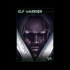 Elf Warrior Token (Hunter) — Tyler Walpole Illustration