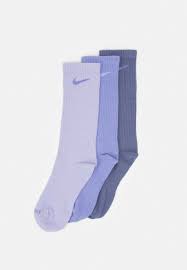 Nike Performance EVERYDAY PLUS CREW 3 PACK UNISEX - Chaussettes de sport -  purple/grey/violet - ZALANDO.FR