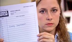 The Office Quotes в X: „"Pam ... keep a log of everything Michael does hour  by hour so that we can analyze it at corporate."