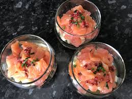 Verrines Saumon Fume Pomme Granny Pamplemousse O Peche Gourmand Verrine Saumon Fume Verrine Saumon Entree Saumon