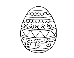 Huevo De Pascua Colorear
