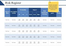 Making the modern supply chain july 28 • 3pm et / 12pm pt ©2020 fast company. Risk Register Powerpoint Slide Show Powerpoint Slide Images Ppt Design Templates Presentation Visual Aids