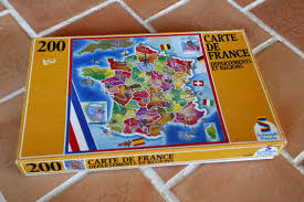 Carte du découpage administratif de la france : Puzzle Vintage Carte De France Departements Et Regions 200 Pieces Aux Retrouvailles
