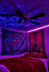 Led Strip Lights With Remote Cosmic Drip Dreamy Room Room Inspo Wall Tapestry Bedroom