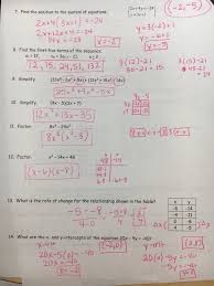 Algebra 1 Welcome To Mrs Baker S Math Class
