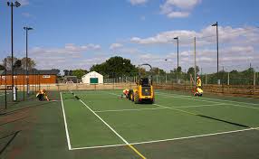 Most courts can be repaired then resurfaced, but some will need to be completely redone. Tennis Court Resurfacing Elliott Courts