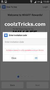 Golds or diamonds will add in account wallet automatically. Whaff Rewards App Refer Earn Unlimited Paypal Freecharge Amazon Cash Gift Cards