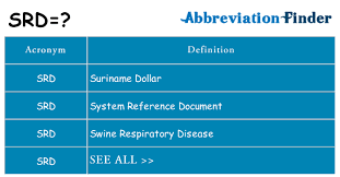 @trixdogg.srd @wise.srd @marco.srd @cijay.oficial composição: What Does Srd Mean Srd Definitions Abbreviation Finder