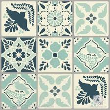Maybe you would like to learn more about one of these? Mexican Talavera Tiles Wall Furniture Stencils Royal Design Studio Stencils