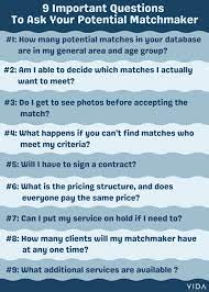 Some of these questions are quite unpredictable so you better be prepared to answer them with full wit and honesty. Matchmaking Services How To Find Hire The Best One