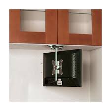 flip down under cabinet tv mount for 10
