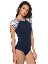 Pin By Tc Conner On Women In Swimwear In 2021 Long Sleeve Swimwear Swimsuit With Shorts One Piece