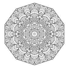 Take a deep breath and relax with these free mandala coloring pages just for the adults. Advanced Mandala Coloring Pages Printable Coloring Home
