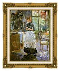 Our artists focus on every detail in the painting, giving each painting its unique charm in the most loyal way, ensuring our confidence in. Berthe Morisot In The Dining Room Canvas Prints And Framed Art At Accents N Art Com