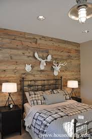 Wood Accent Wall Country Bedroom House Of Fifty Cabin Bedroom Decor Rustic Bedroom Country Bedroom