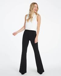 High Waisted Ponte Pants In 2020 Perfect Black Pants Spanx Black Pants