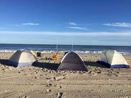 Beach Camping At Cape Lookout Nc Back In November Camping Hiking Outdoors Tent Outdoor Caravan Cam Beach Camping California Beach Camping Camping Trips