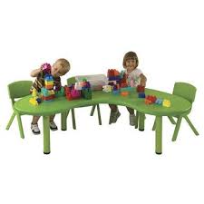 Elr 0570 Kidney Resin Table 65 Preschool Tables Kids Table And Chairs Daycare Furniture