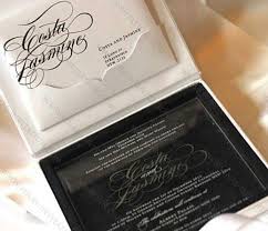 Vinas Invitation Acrylic Invitation Clear Perspex Invitation Hardbox Invitation Suede Acrylic Wedding Invitations Acrylic Invitations Wedding Invitations