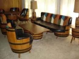 Full Set Of Barrel Furniture On Craigslist Missouri Retro Renovation Barrel Furniture Whiskey Barrel Furniture Furniture